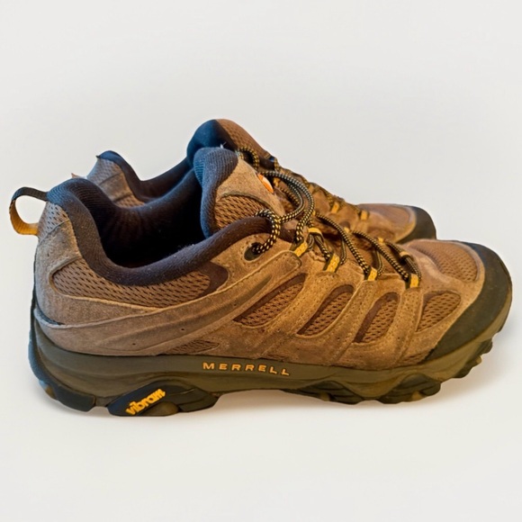 Merrell J035893 Moab 3 Vent Low Hiking Trail Walking Shoes Walnut Mens 13 Vibram